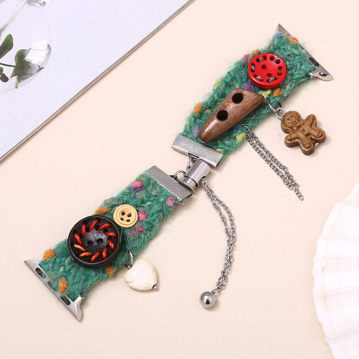 Uhrenarmbänder geeignet für Apple Watch 8765 Fashion Plüsch Zubehör Iwatch Herbst und Winter Atmosphäre Strap_voghion.com