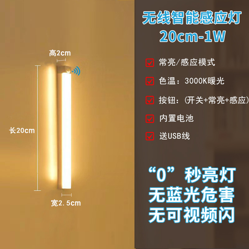 20cm - 2W de luz caliente
