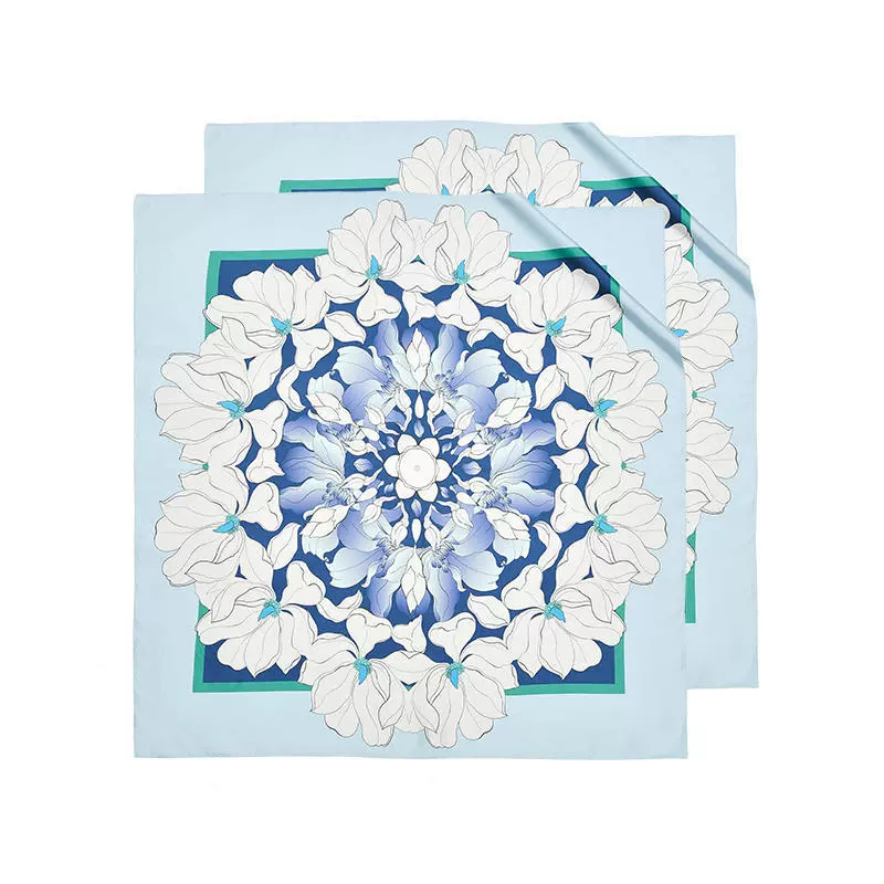 Double-sided silk fashionable universal scarf