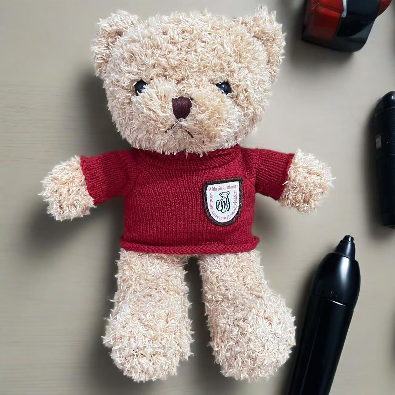 Red sweater seaweed bear