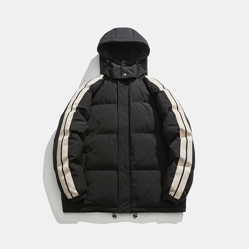 Men's Clothing Hooded cotton coat new style thickened cotton jacket boys trendy couple cotton coat winter coat_voghion.com