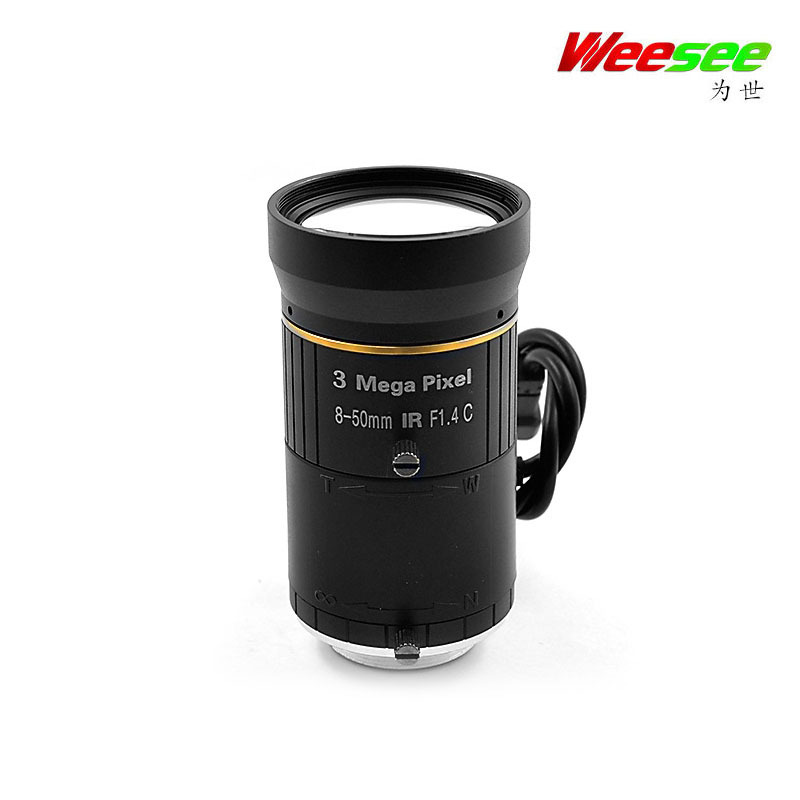 自动光圈镜头8-50mm-3MP  C接口 高清网络道路摄像机镜头