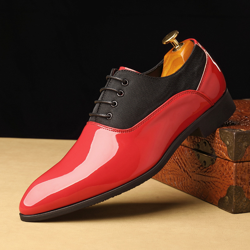 Business dress pointed shoes Casual shoes for men_vogvips.com