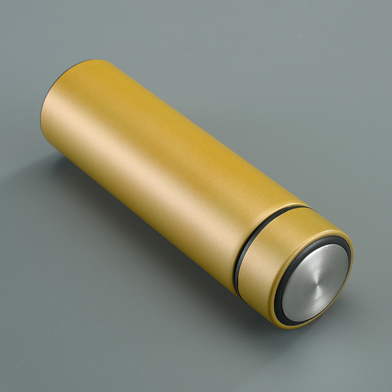 Clásico 304 Acero inoxidable taza de vacío los hombres y las mujeres portátil agua soporte impresión logo letras patrón actividad regalo