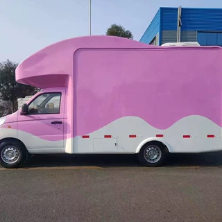 出口境外国六标准蓝牌福田祥菱V1流动售卖车服务车 美发车