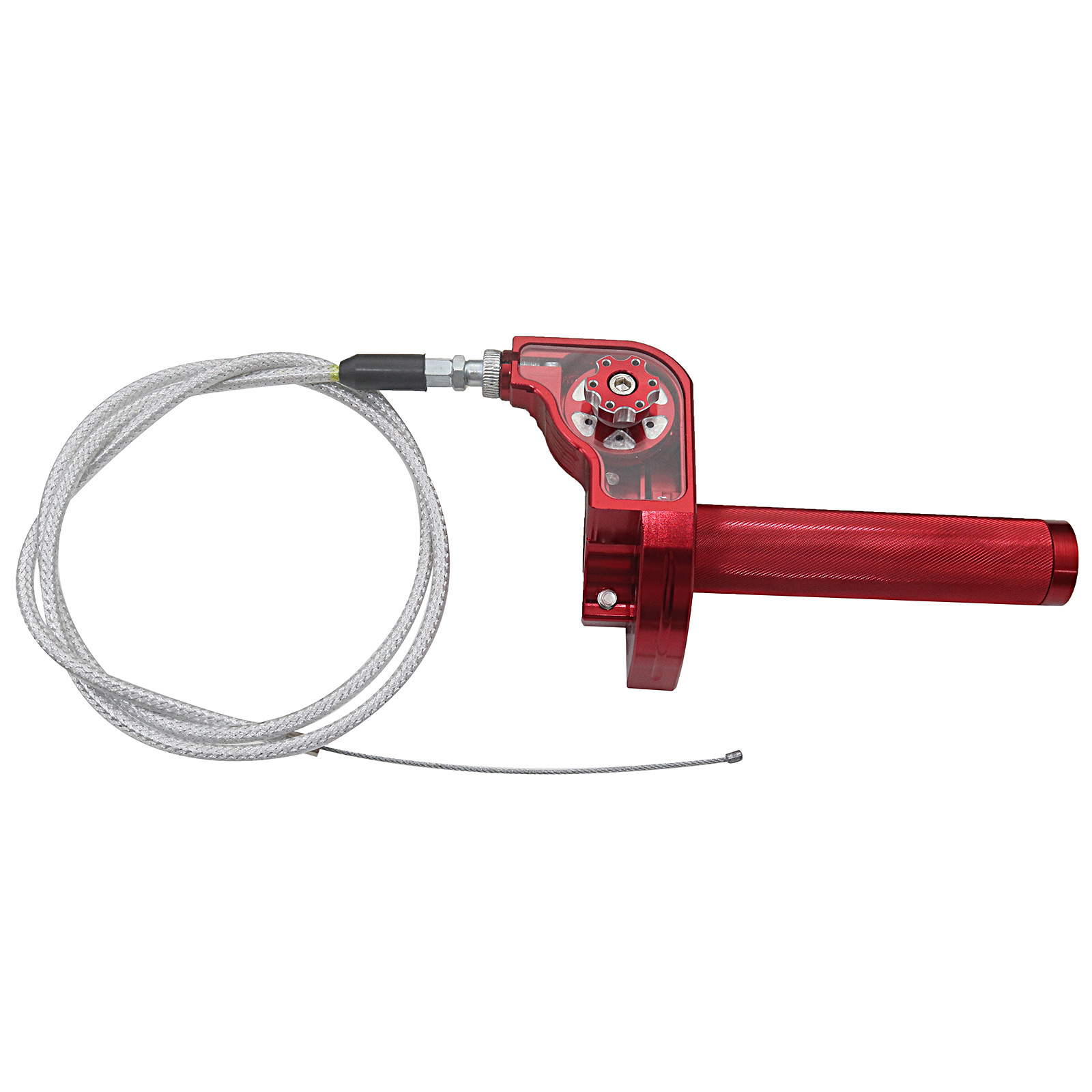 Motocicleta de todoterreno modificada CNC gran torsión manija de acelerador gran torsión manija giratoria cubierta de aceite agarre de aleación de aluminio