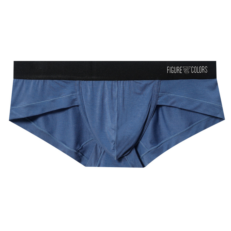 Procesamiento generación modal calzoncillos de los hombres verano transpirable antibacteriano cintura baja calzoncillos de los hombres pantalones de color sólido para hombres