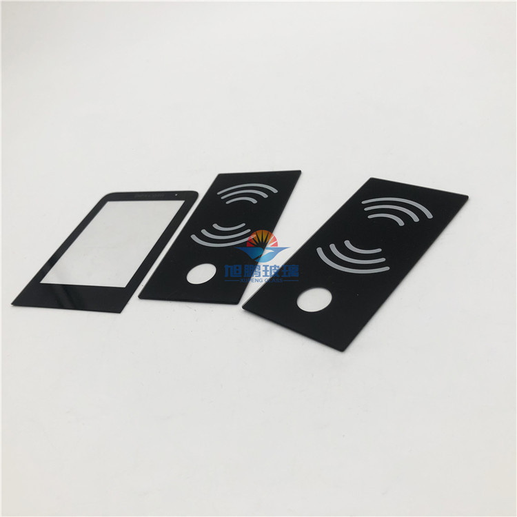 1mm-6mm丝印钢化玻璃 各种电子电器显示屏玻璃磨边丝印玻璃面板