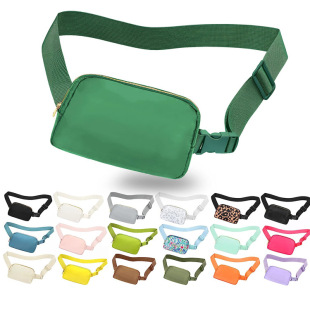 Amazon Lulu Same Style Sports Waist Bag Yoga Bag Chest Bag Outdoor Running Portable Fashion Casual Multi-Functional