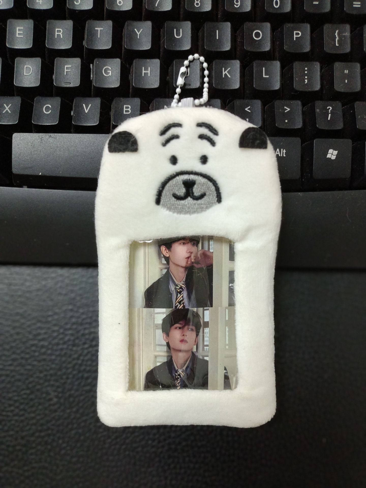 자기 비하 곰 검은 귀 카드 홀더