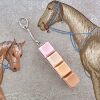 Four-button transparent case - pink & brown series