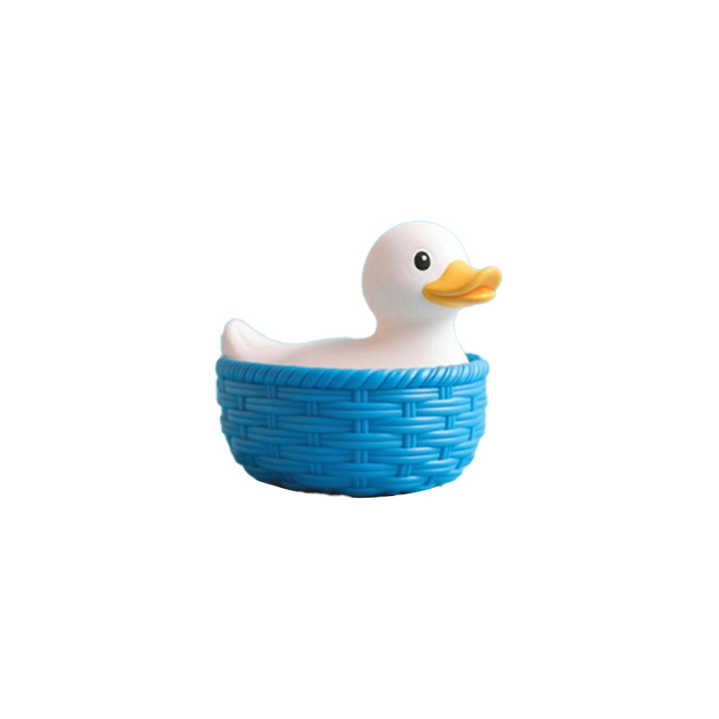 かごアヒルかわいいクリエイティブ小さなアヒルピンチと叫ぶ赤ちゃん入浴水浮遊おもちゃメーカー卸売ビーチ|undefined