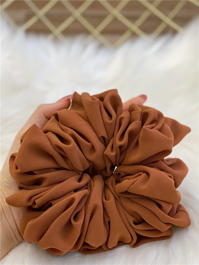 Fashion Solid Color Cloth Handmade Hair Tie 1 Piece display picture 22