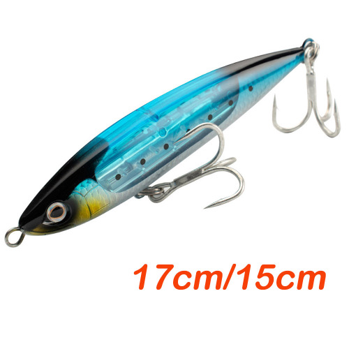15cm 17cm Floating Big Lead Fishing Lure 70g 102g Deep Sea Ship Fishing Wave Lead Tuna Bait