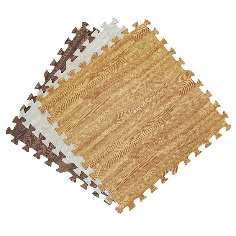 Детский foam-плакат пол, пазлы-деревянная плитка, 60×60 см, толщина 10/12 мм, защитa от падения