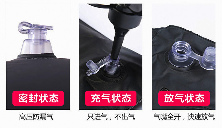 放详情页  密封状态高压防漏气 放气状态快速放气