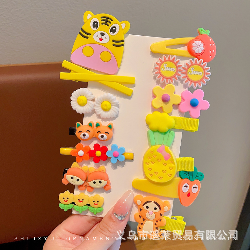 多巴胺儿童发夹女前额刘海夹鸭嘴夹头饰发卡碎发侧边卡子发饰夹子|undefined