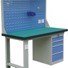 车间钳工台重型车间工作台钳工工作台工位装备组装工作桌吊柜