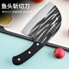 Longquan Hand-Forged Kitchen Knife, Household Dual-Purpose Chopping and Slicing Knife, Chef's Specialty Knife, Sharp Meat and Vegetable Cutting Knife