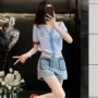 夏季宽松新款条纹开衫