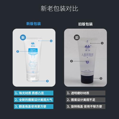 Yarun human lubricant, sexual products, adult products wholesale, Yarun 60g strong brushed external use wholesale dropshipping
