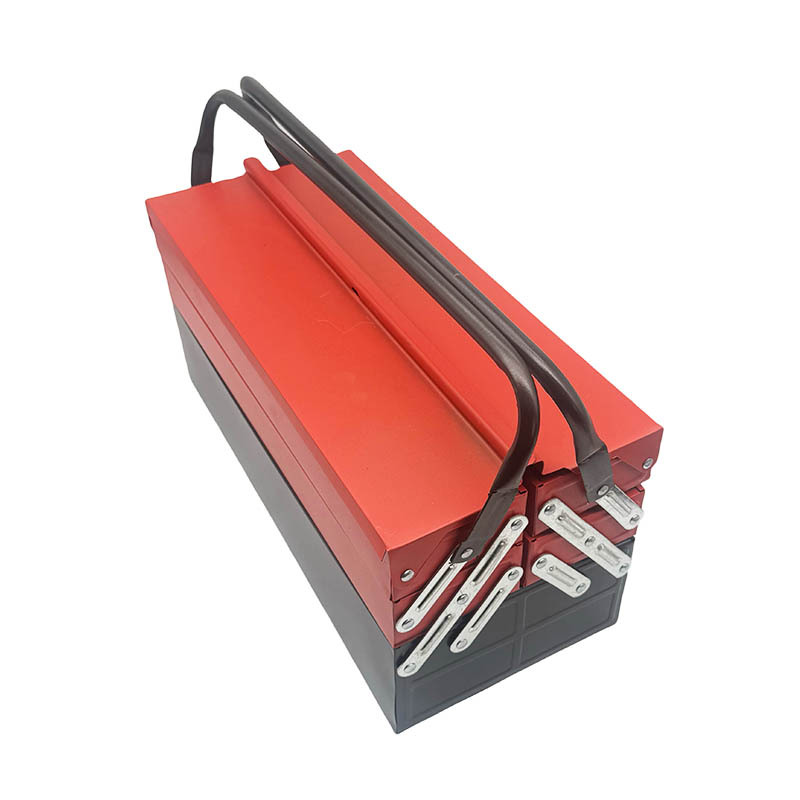 Tin box, handheld folding mechanical universal tools set for car, 85 pieces