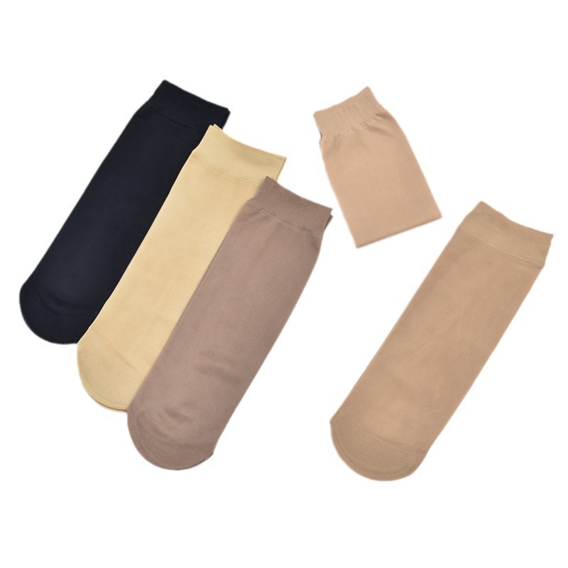 Factory wholesale spring and summer new men's and women's steel stockings lengthened thickened men's and women's stockings not easy to snagging