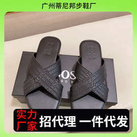 夏季欧洲人字拖拖鞋2025凉鞋男士爆款防滑时尚潮流个性轻便