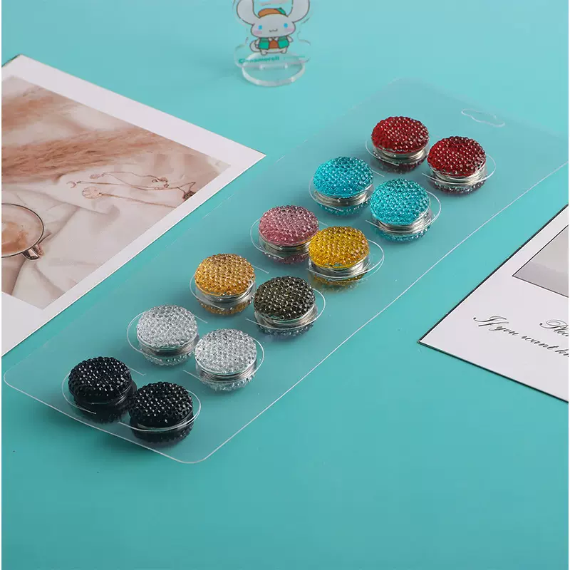 跨境满天星丝巾扣饰品2025磁扣时尚女服饰配饰胸针徽章磁吸扣配件