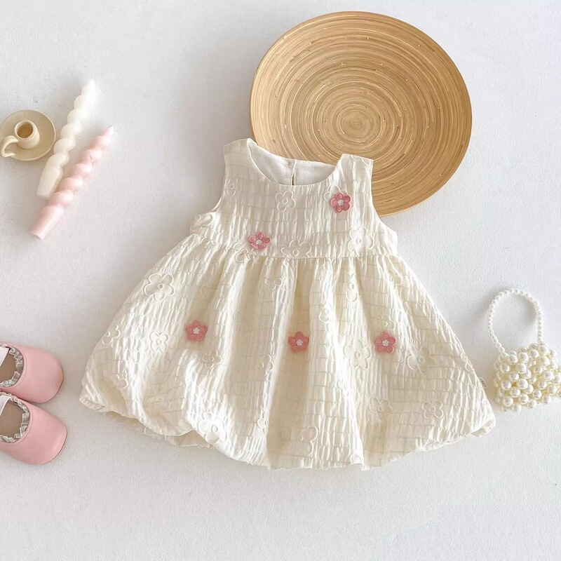 Baby Girl Dress, Summer Thin Style, Super Cute Vest Dress for Children, Stylish Infant Clothing, One-Year-Old Formal Dress, Princess Dress Baby Girl Dress, Summer Thin Style, Super Cute Vest Dress for Children, Stylish Infant Clothing, One-Year-Old Formal Dress, Princess Dress