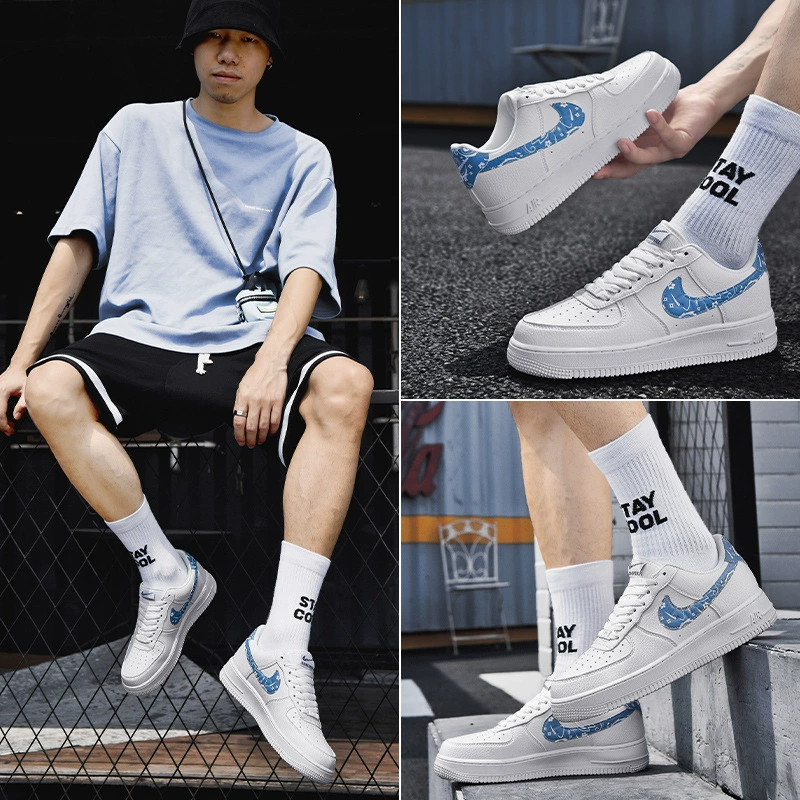 Кроссовки Nike Air Force 1, Air Jordan, белые, спортивная обувь для отдыха, универсальная дышащая обувь, прямые продажи с фабрики