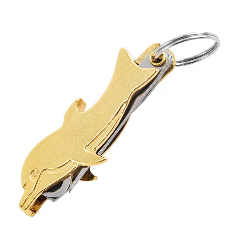 황금 케이스 플라스틱 돌고래 칼