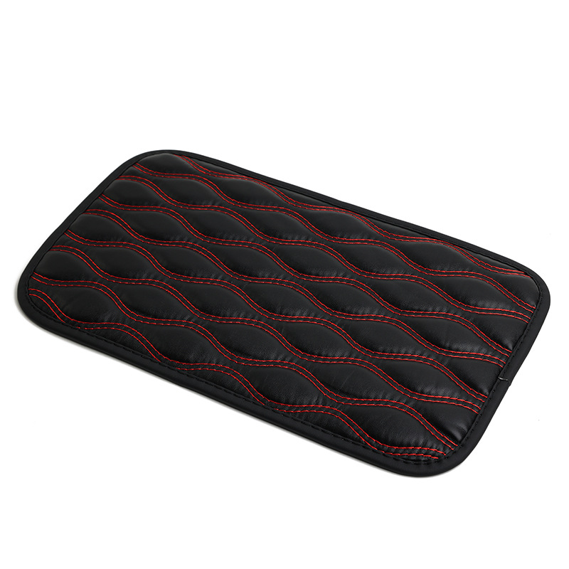 PU Leather — Fushou Armrest box pad - red