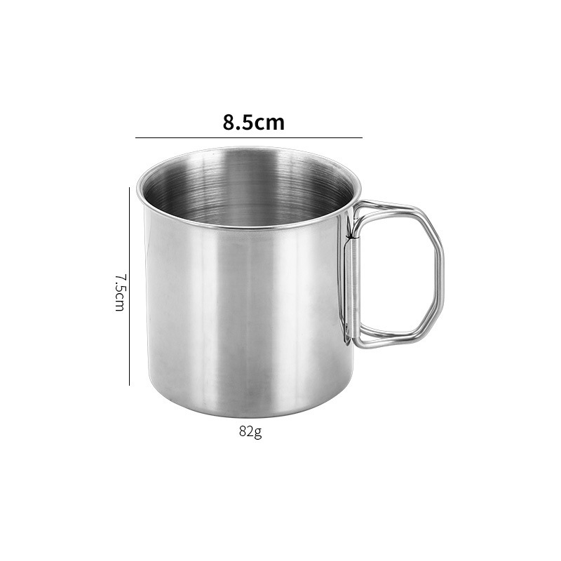 304ステンレス折りたたみ水カップスポット屋外キャンプポータブルカップ登山カップ旅行キャンプカップ|undefined