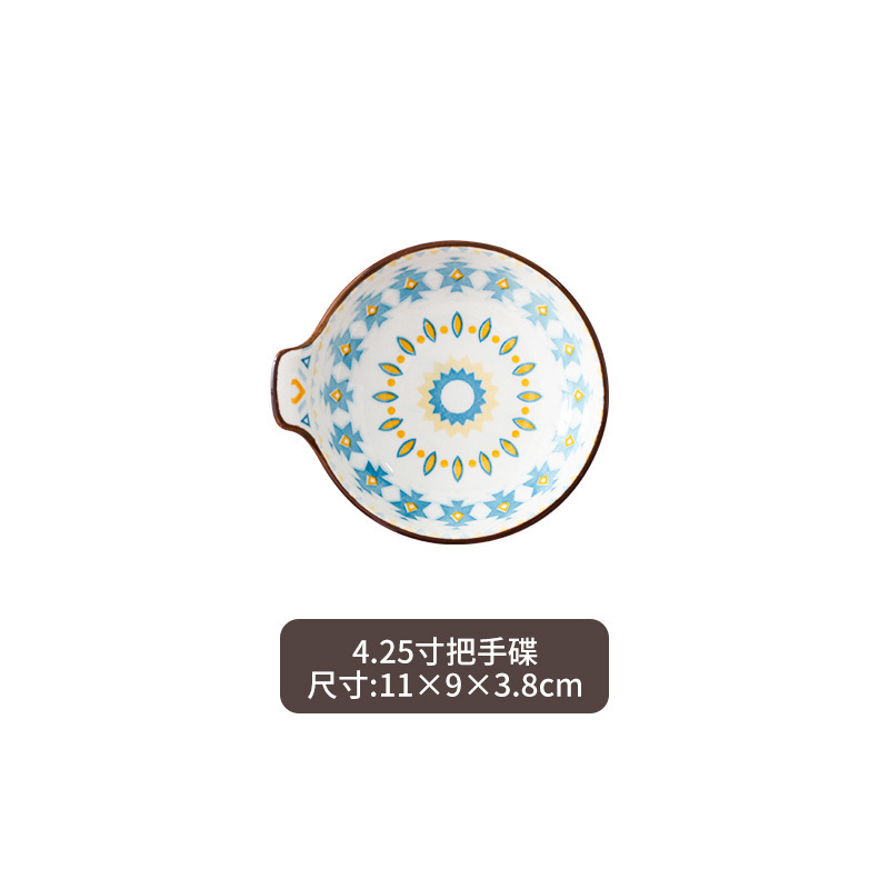 日本式陶磁味皿家庭用ホテルレストラン北欧味噌汁皿調味料軽食皿酢皿調味料皿醤油皿|undefined
