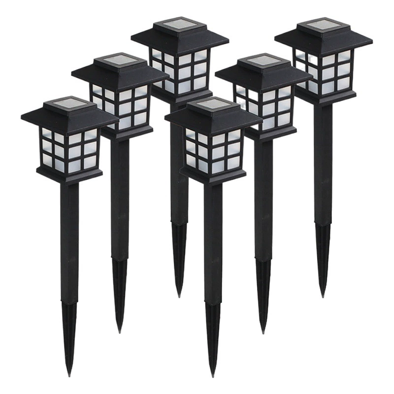 Трансграничная солнечная лампа для внутреннего двора Солнечная лампа на открытом воздухе водонепроницаемый напольный светильник садовый патио освещения газонный свет оптом