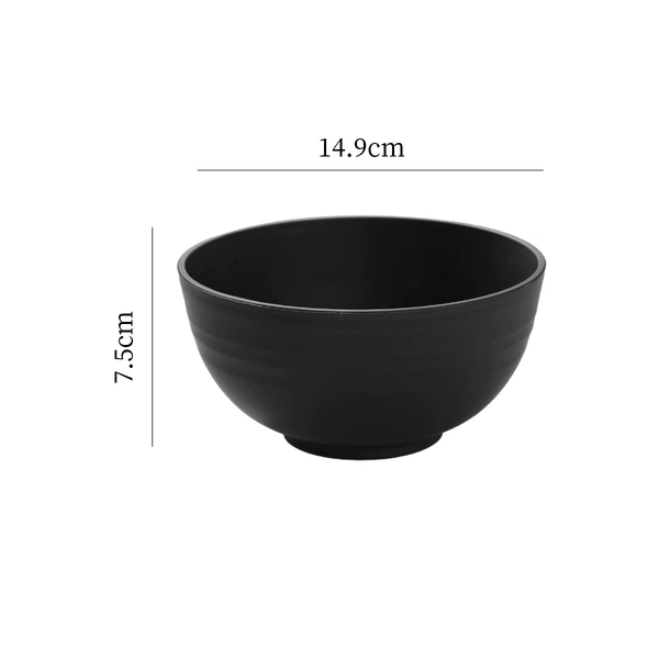 Wheat Meal Bowl-Black