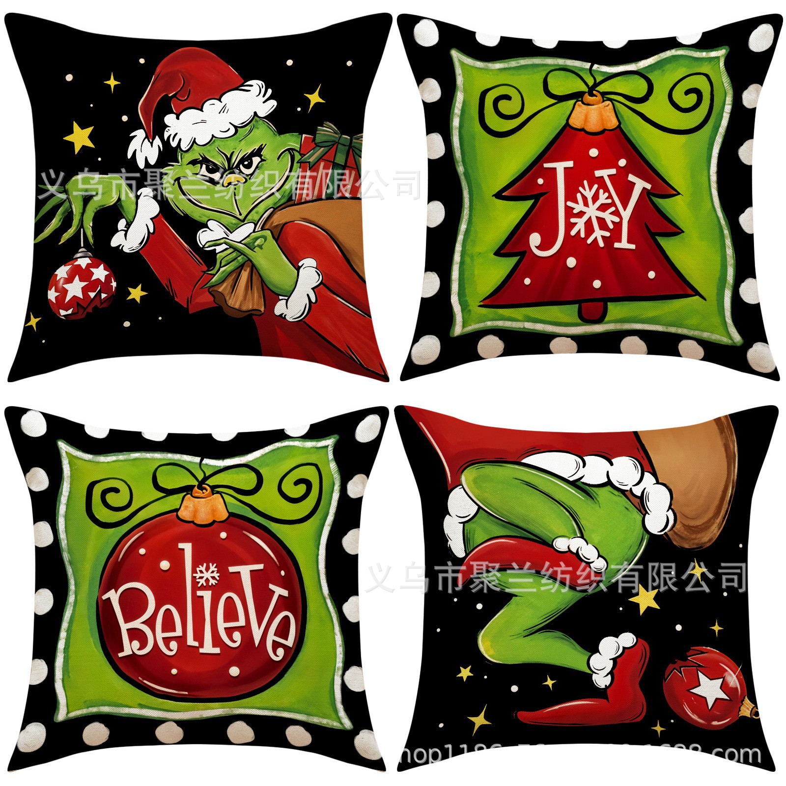 Navidad encontrada explosión abrazo funda de almohada festivales conejo alce decoración sofá atmósfera sensación de lino funda de cojín al por mayor image 27