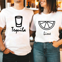 tequila lime��H��ʾ�matching tops tshirts couple lovers