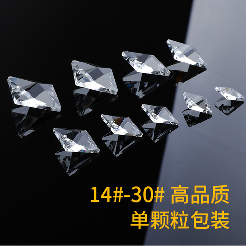 European-style chandelier home lighting decor crystal square bead pendant light fixture lighting accessories bead curtain manufacturer direct sales
