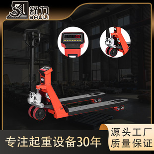 Manual Hydraulic Electronic Scale Forklift Can Weighing Transporter 2t 2.5t 3t