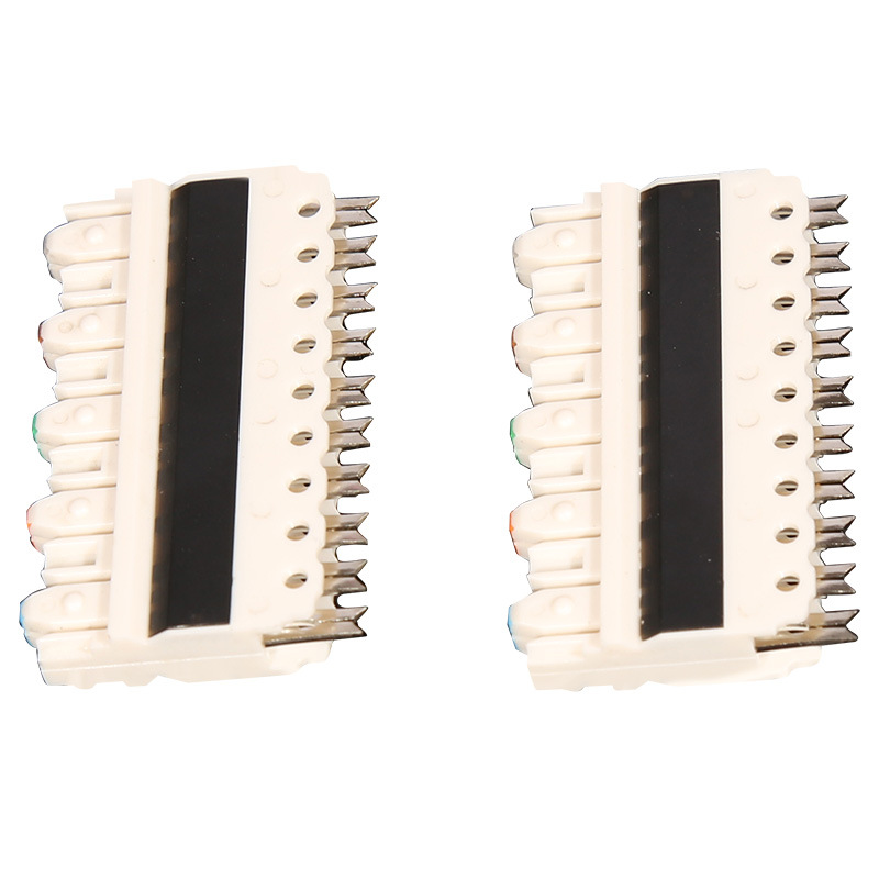 厂家直销5对110跳线架卡块 IDC卡线端子 五对卡块