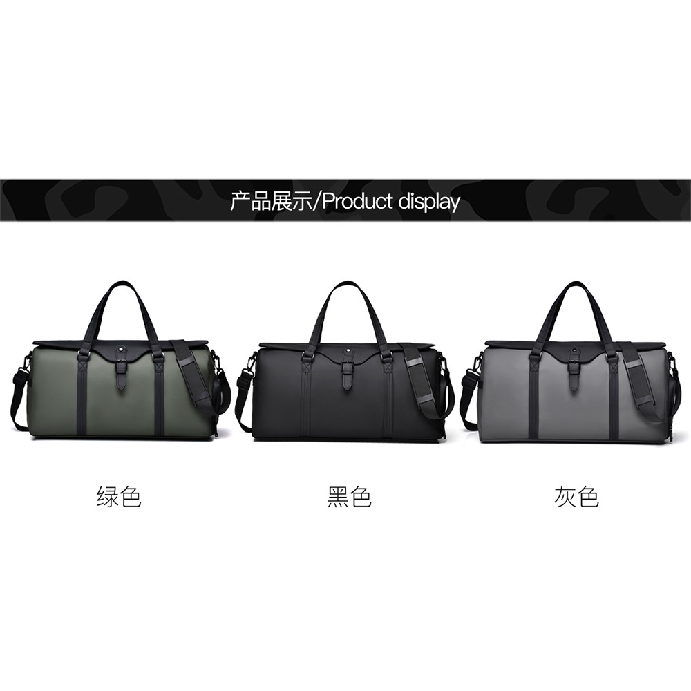 Bolsa de viaje de gran capacidad de negocios ocio viaje de negocios alojamiento almacenamiento mochila impermeable separación seca y húmeda bolsa deportiva de fitness