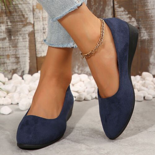 Spring New Pointed-Toe Women's Shoes, European and American Import, Wide Size, Low-Top Platform Sandals, Women's Bean Shoes, Sports and Casual Shoes for Women