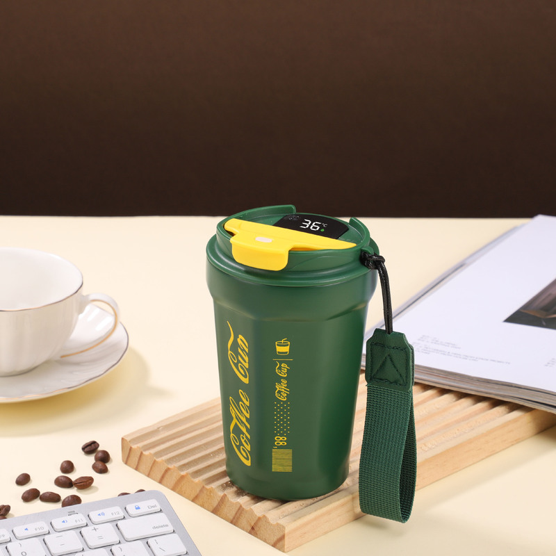 クロスボーダーネットセレブ八角形ダイヤモンドコーヒーサーマルカップ304ステンレス鋼コーヒーサーマルカップ高価値プリントウォーターカップ|undefined