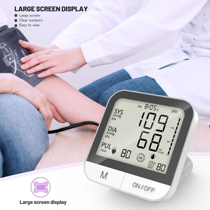 跨境现货血压计家用血压量器血压准确血压仪Blood Pressure Meter|undefined