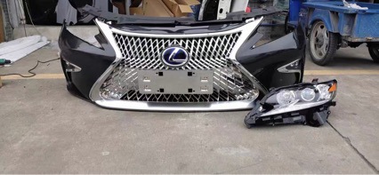 Lexus Es300H Front Bumper, Nx200 Front Bumper, Headlights, Old Model Modified to New Model, Original Factory Dismantled Parts
