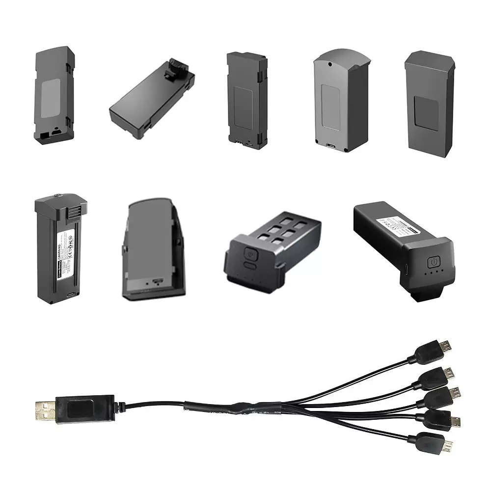 E88/E99/K10/S2S/S1S/S8S/S180/AE86无人机电池一拖五充电多充线