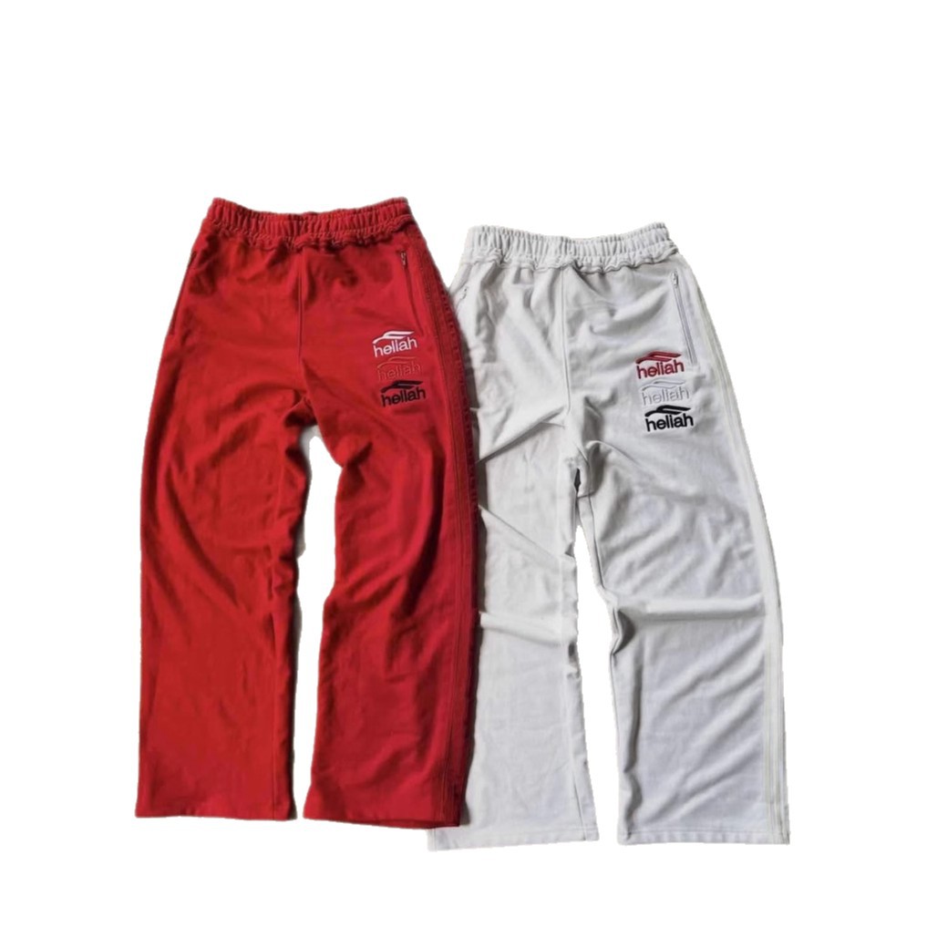 Pantalones deportivos unisex de estilo hip-hop, holgados, casuales, de pierna ancha y largos, con bordado de letras simple, estilo europeo y americano, para la moda transfronteriza de Amazon.