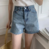 [Song Ming]Paige Show thin Denim shorts summer 2021 new pattern ins Easy trousers R083H